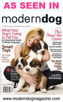 As Seen in Modern Dog Magazine